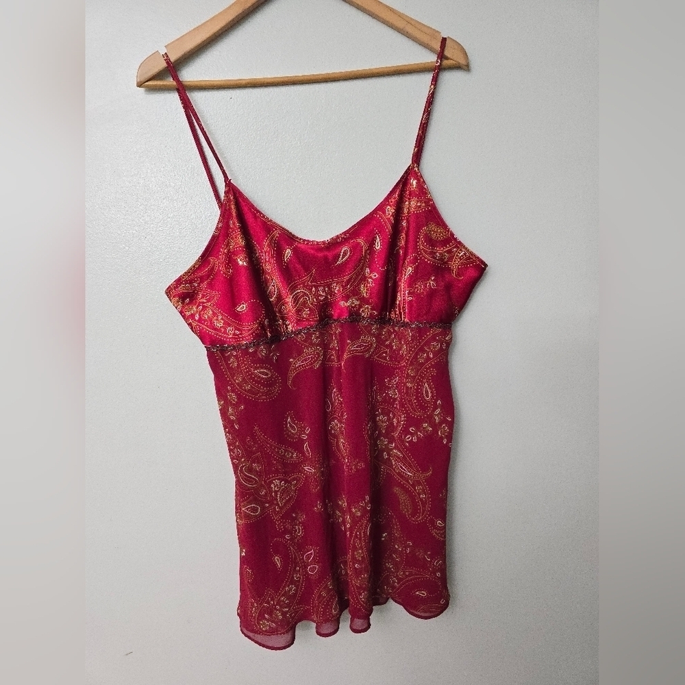 California Dynasty Slip Lingerie Mini  Fairy Romantic Whimsical EMBROIDERED